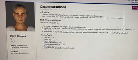iHuman NR226 Week1 David Douglas 72 years 165 lb Left total hip arthroplasty answers