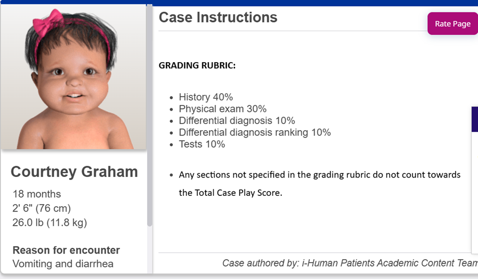 iHuman Courtney Graham 18 month old female Vomiting and diarrhea answers