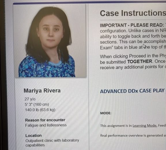 iHuman Mariya Rivera fatigue and listlessness answers